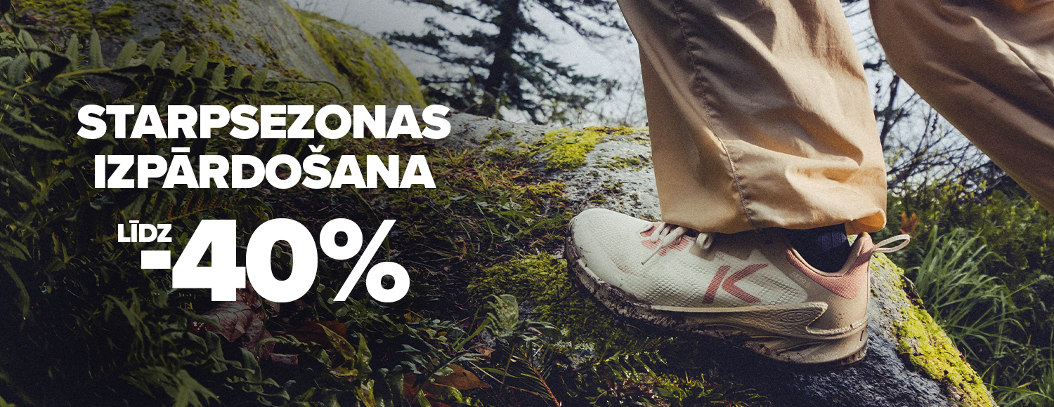 Sezonas vidus izpārdo&scaron;ana līdz -40%! Izvēlies tagad un ietaupi. Piedāvājums spēkā līdz 2026 05 31 atlasītām precēm. Bezmaksas atgrie&scaron;ana 365 dienu laikā.